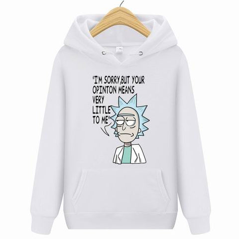 New Rick Morty Printed Hooded Hoodies