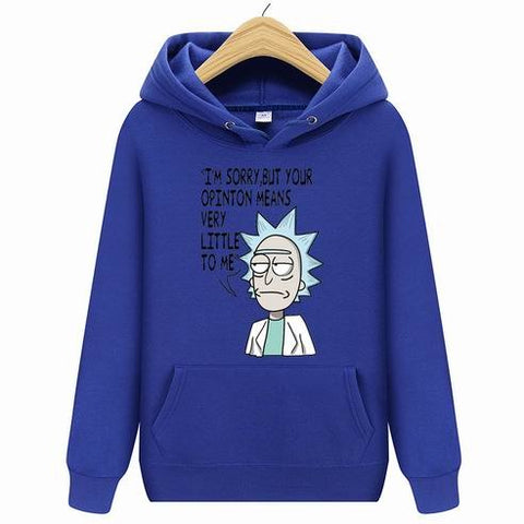 New Rick Morty Printed Hooded Hoodies