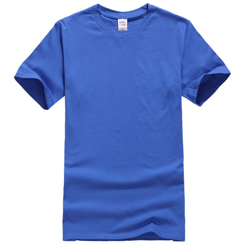 fashion solid color short sleeve t shirt