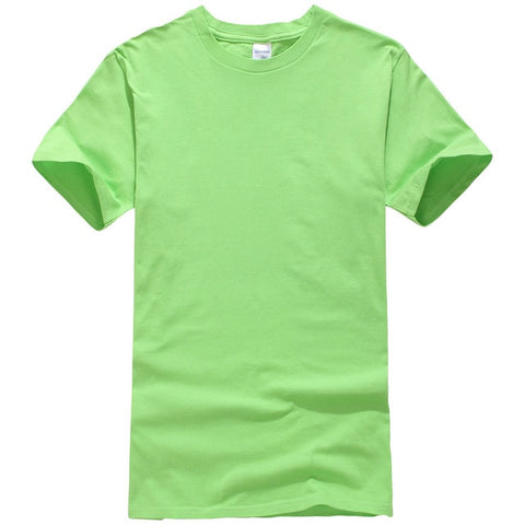 fashion solid color short sleeve t shirt