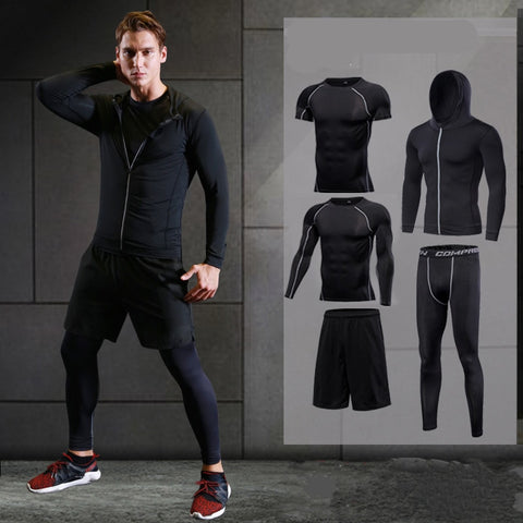 Running Set Men Compression Sport