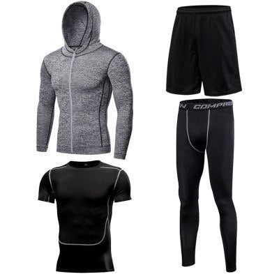 Running Set Men Compression Sport