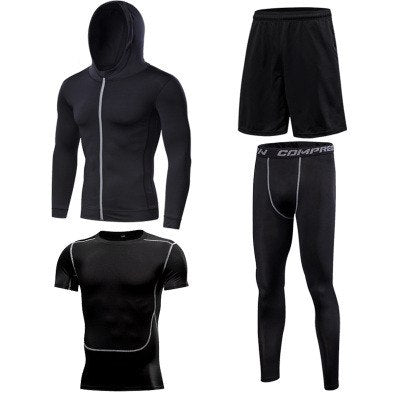 Running Set Men Compression Sport