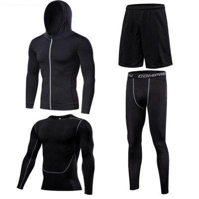 Running Set Men Compression Sport