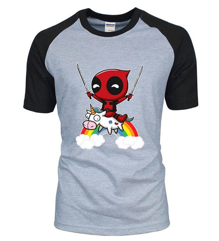 Deadpool Superhero Anime T Shirt Men