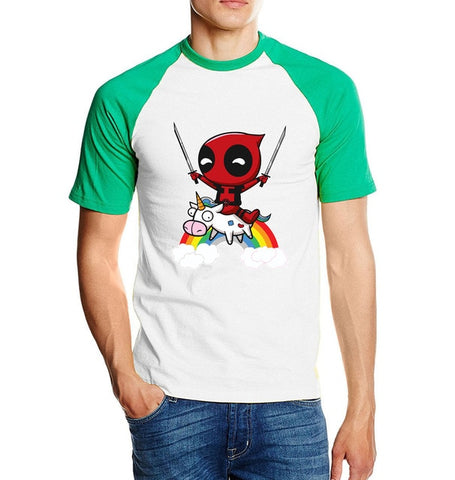 Deadpool Superhero Anime T Shirt Men