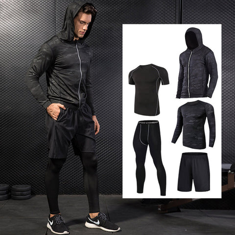 Quick Dry Sport Suits Men Compression