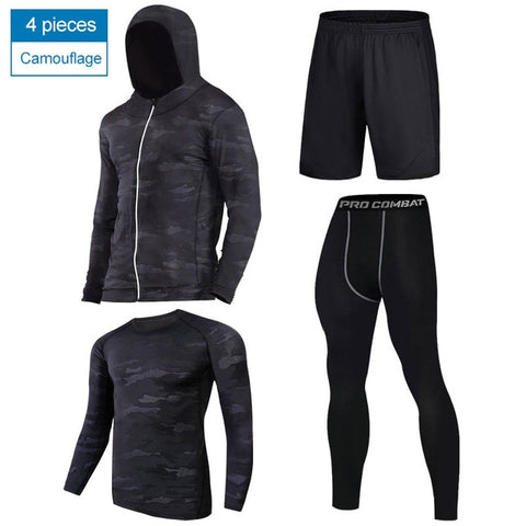 Quick Dry Sport Suits Men Compression