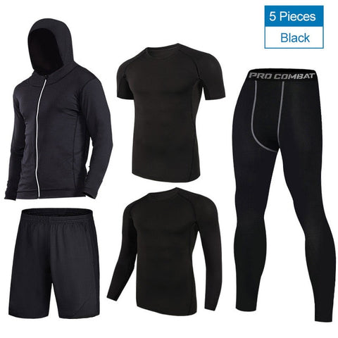 Quick Dry Sport Suits Men Compression