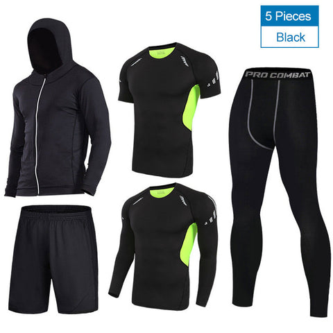 Quick Dry Sport Suits Men Compression