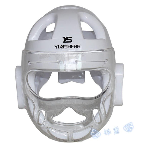 White Teakwondo helmet taekwondo protector