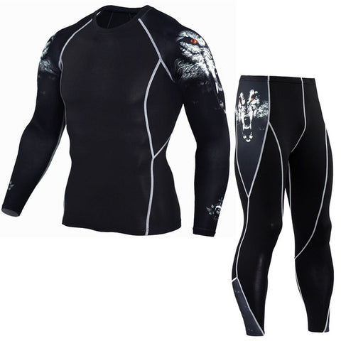 MMA For Men Compression Jogging Suits