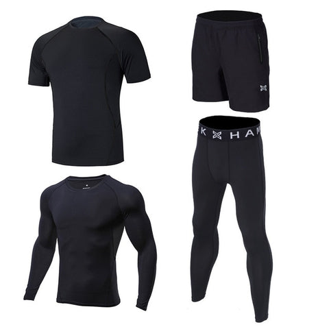 sports running suit compression men