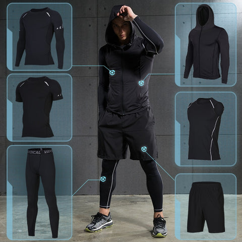 GYM Tights Sports Men's Compression Sportswear