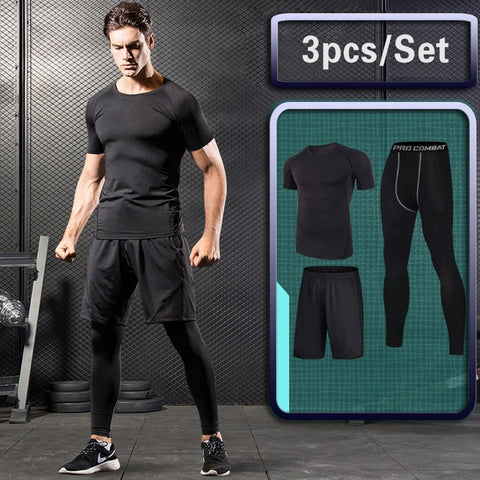GYM Tights Sports Men's Compression Sportswear