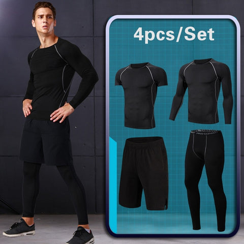 GYM Tights Sports Men's Compression Sportswear