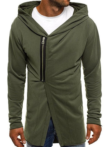 New Mens Long Sleeve Hip Hop Zipper