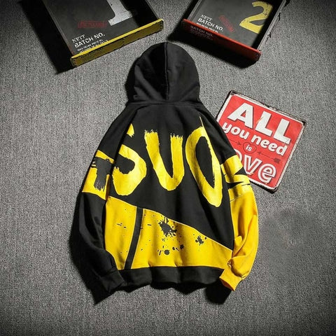 Oversized Hip hop Hoodie Mens Fashion