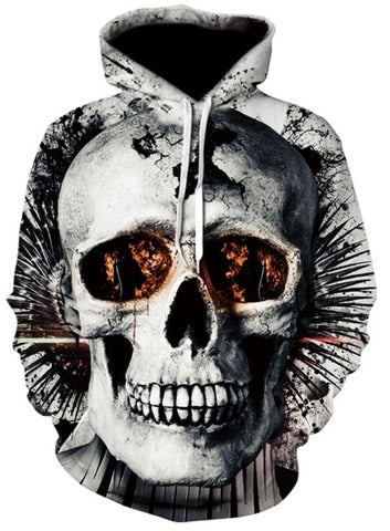 Skull headr Men Hoodies Sweatshirts