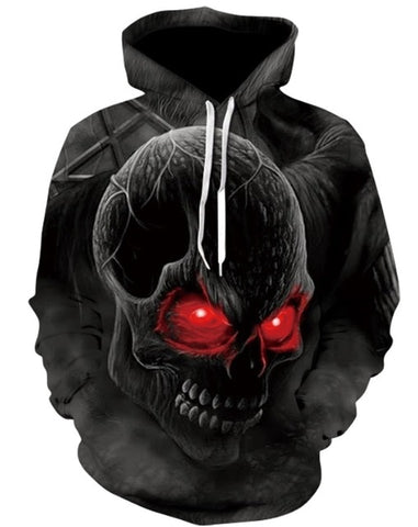 Skull headr Men Hoodies Sweatshirts