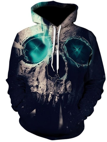 Skull headr Men Hoodies Sweatshirts