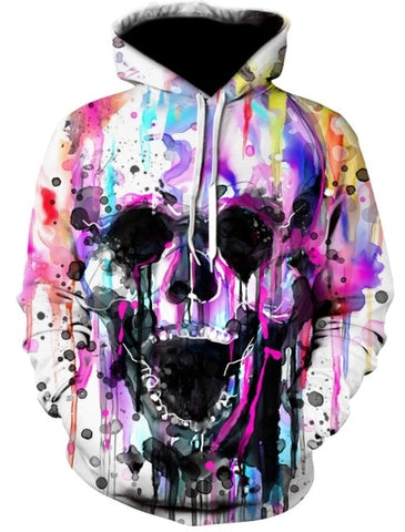 Skull headr Men Hoodies Sweatshirts