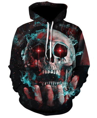 Skull headr Men Hoodies Sweatshirts