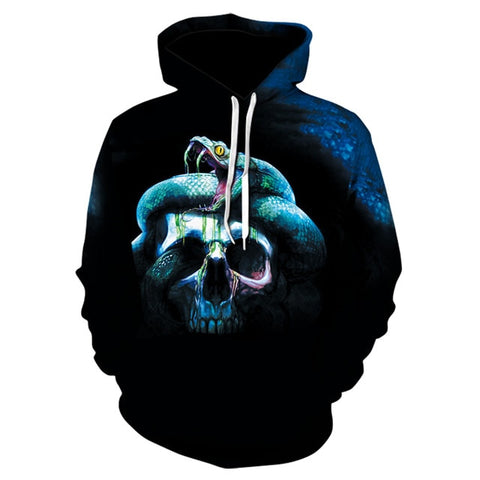 Skull headr Men Hoodies Sweatshirts