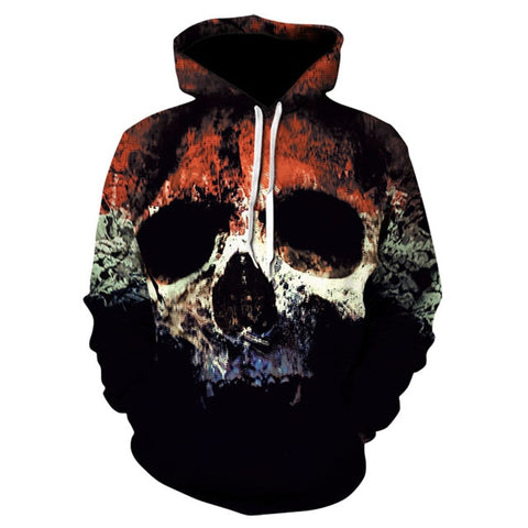 Skull headr Men Hoodies Sweatshirts