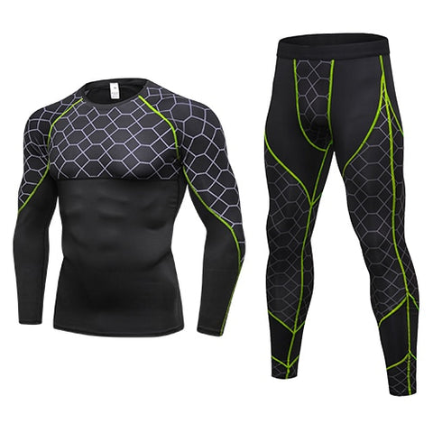 Yel Hot Male Sport Suits Quick Dry Run