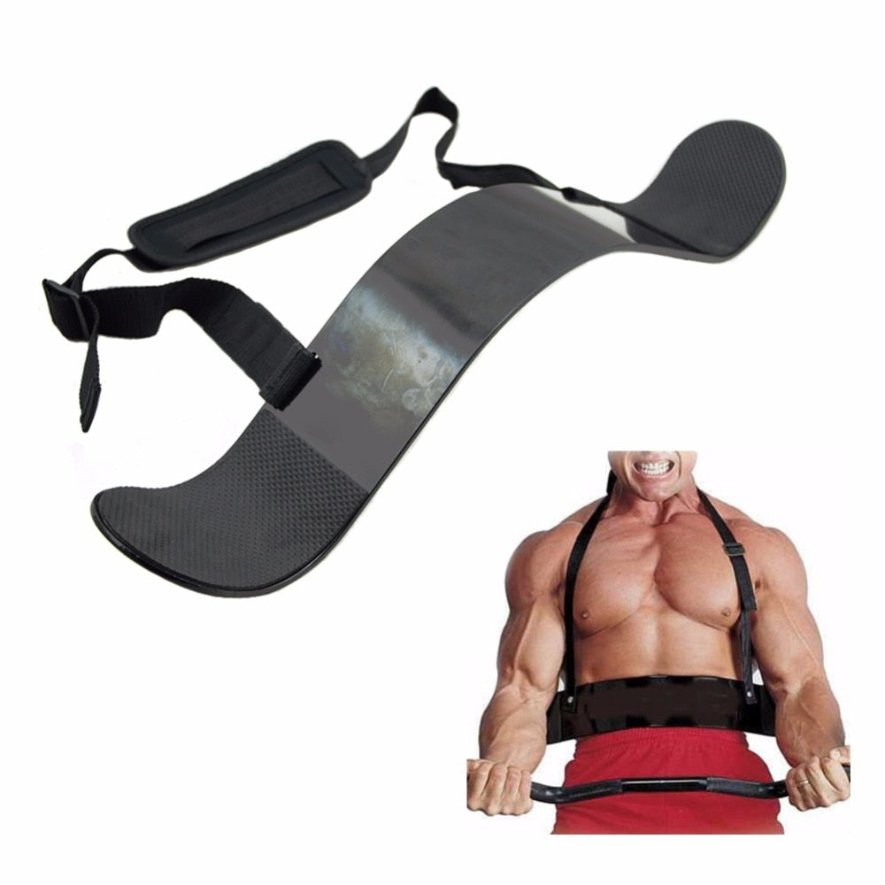 Weight Lifting Arm Blaster Adjustable Aluminum