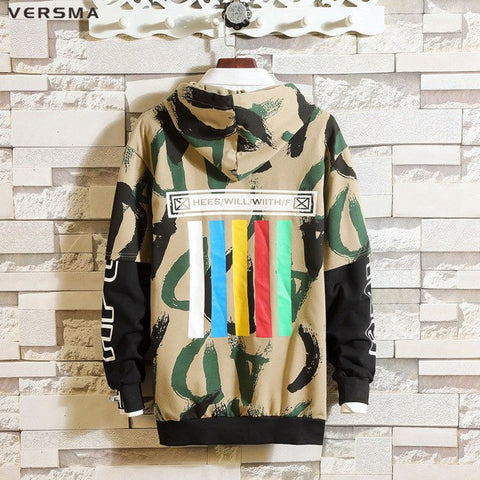 Hip Hop Streetwear Camouflage Print Urban