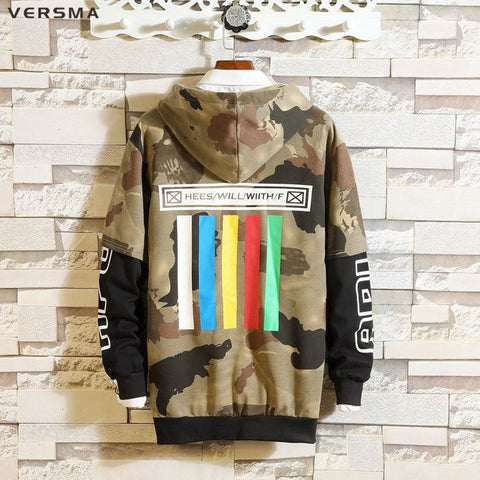 Hip Hop Streetwear Camouflage Print Urban