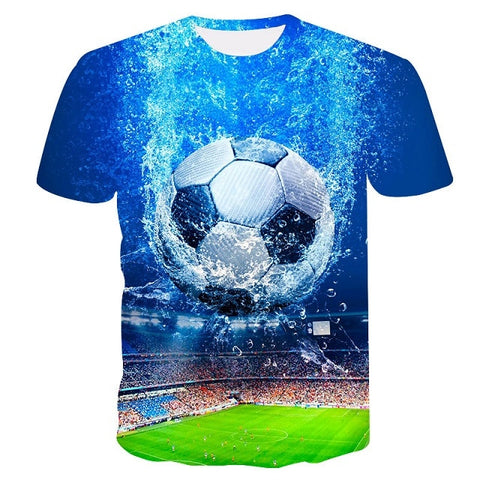 summer men's football printing 3D
