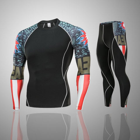 men's running suit MMA Clothing