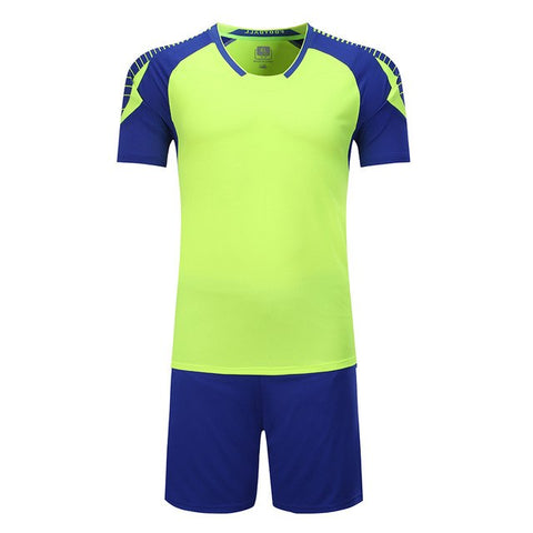 Men sport Running sets soccer kits Training