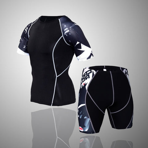 Mens Sport Running Suits Man Training Suits