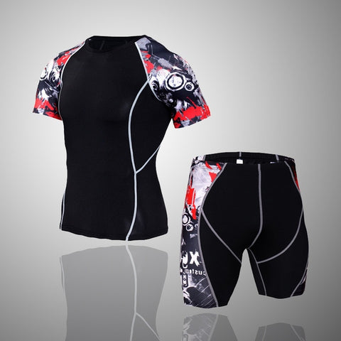 Mens Sport Running Suits Man Training Suits
