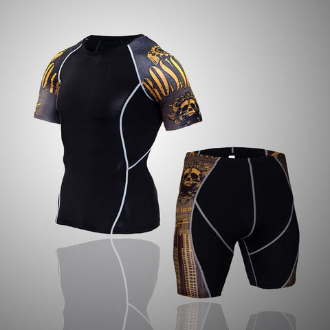 Mens Sport Running Suits Man Training Suits