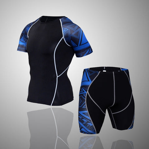 Mens Sport Running Suits Man Training Suits