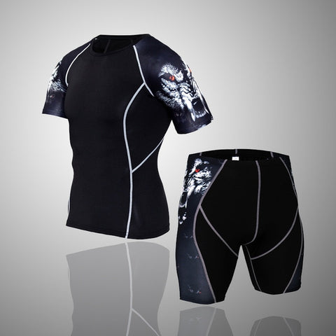 Mens Sport Running Suits Man Training Suits