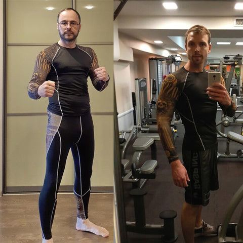 Fitness Clothes 2 Piece Tracksuit Men