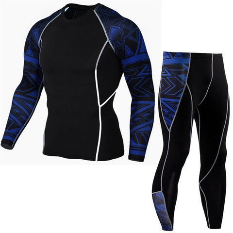 Fitness Clothes 2 Piece Tracksuit Men