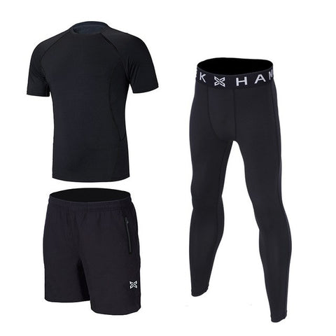 sports running suit compression men