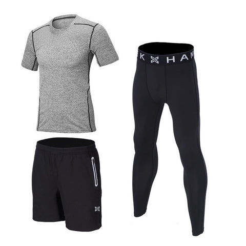 sports running suit compression men