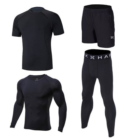sports running suit compression men