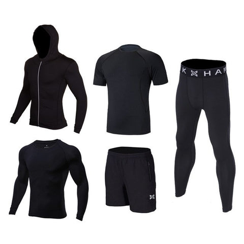 sports running suit compression men