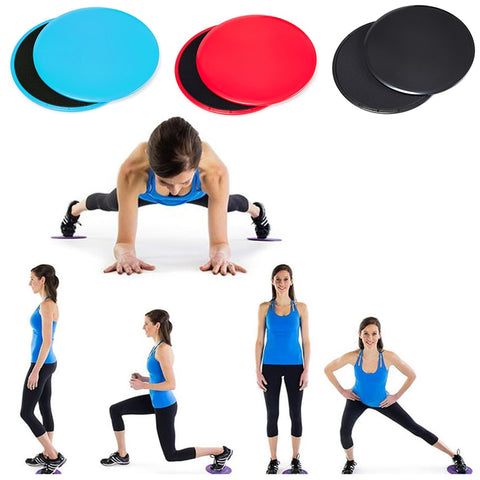 2pcs Fitness Gliders Gym Slider Workout Discs