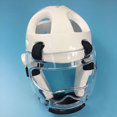 Taekwondo Headgear Karate Martial Arts Sparring Helmet Adult Head Guard DIY Blue Red S M L XL