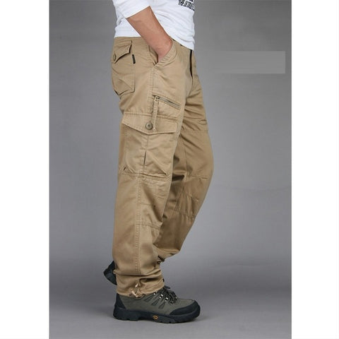 Tactical Pants Men Military Army Black Cotton